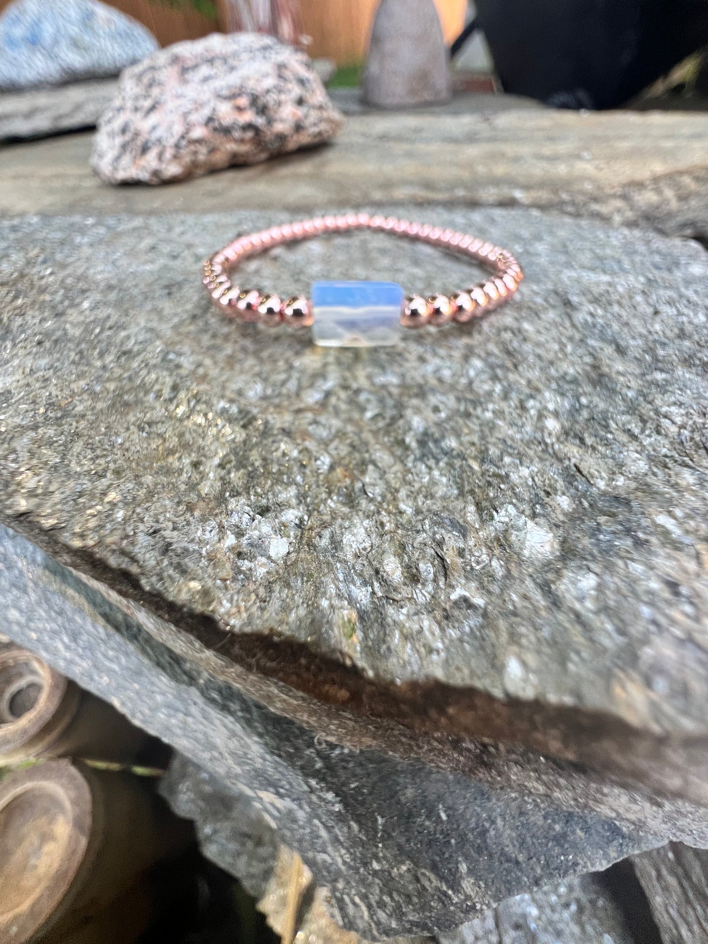 Mini Rose Opalite Power Bracelet
