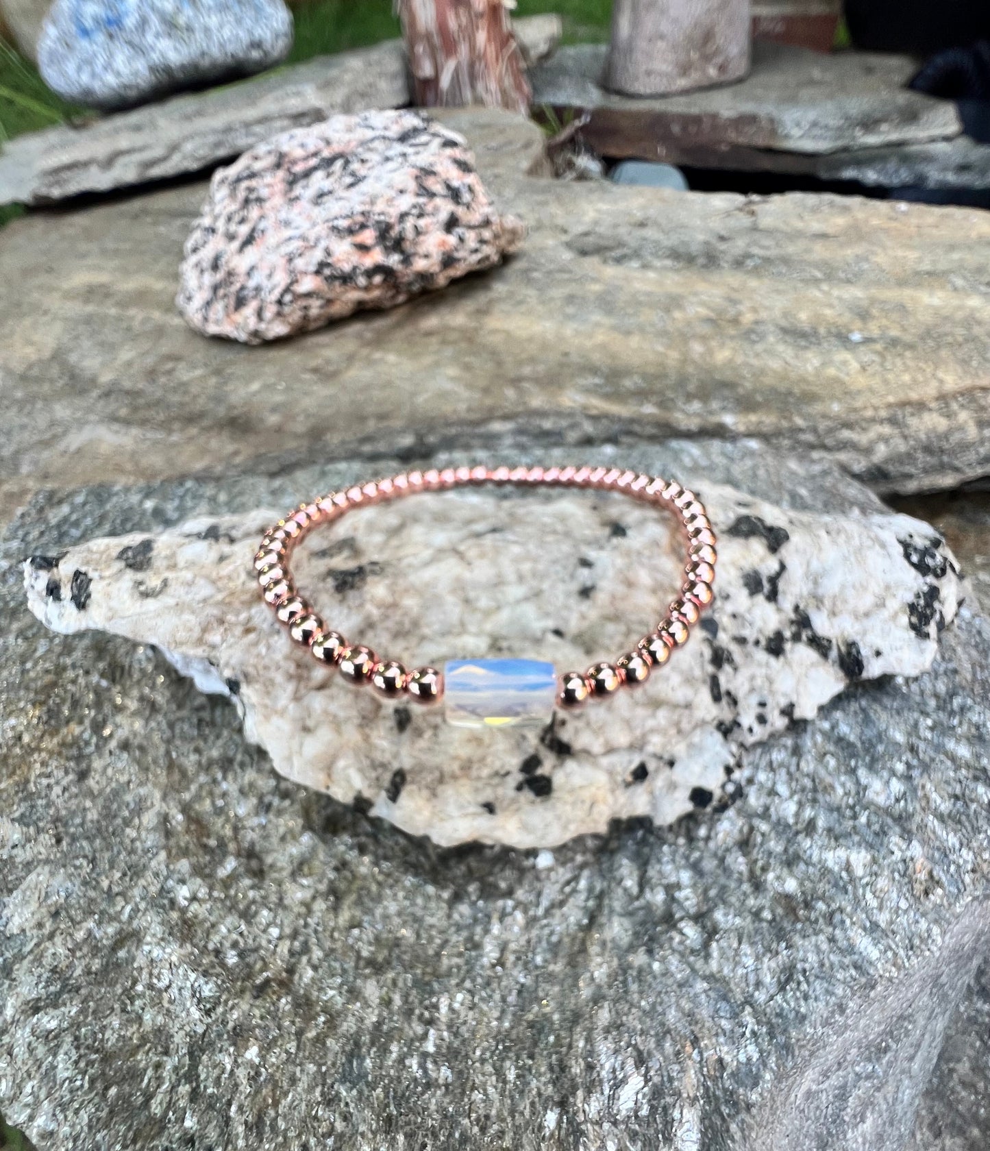 Mini Rose Opalite Power Bracelet