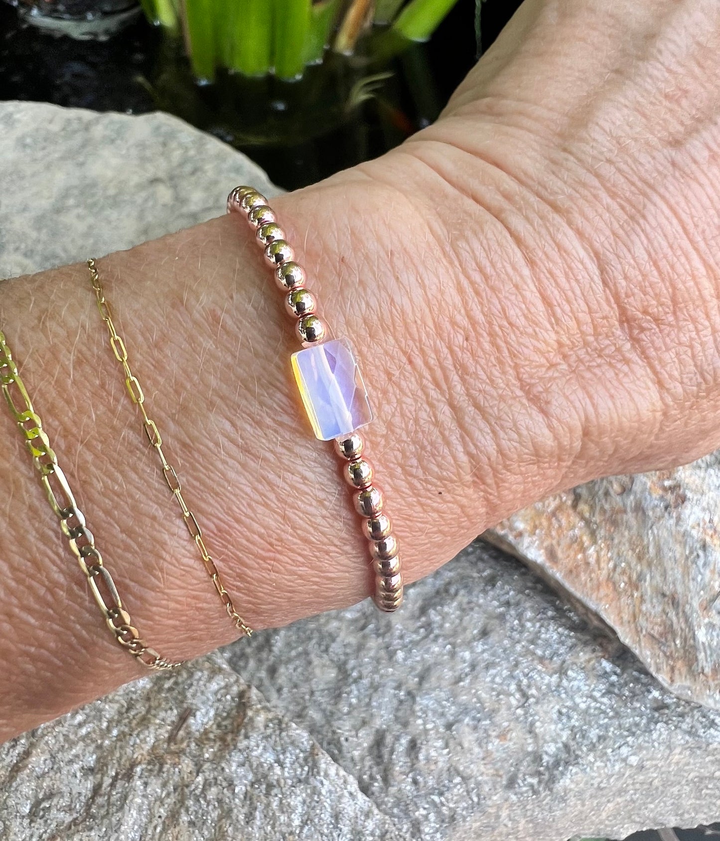 Mini Rose Opalite Power Bracelet