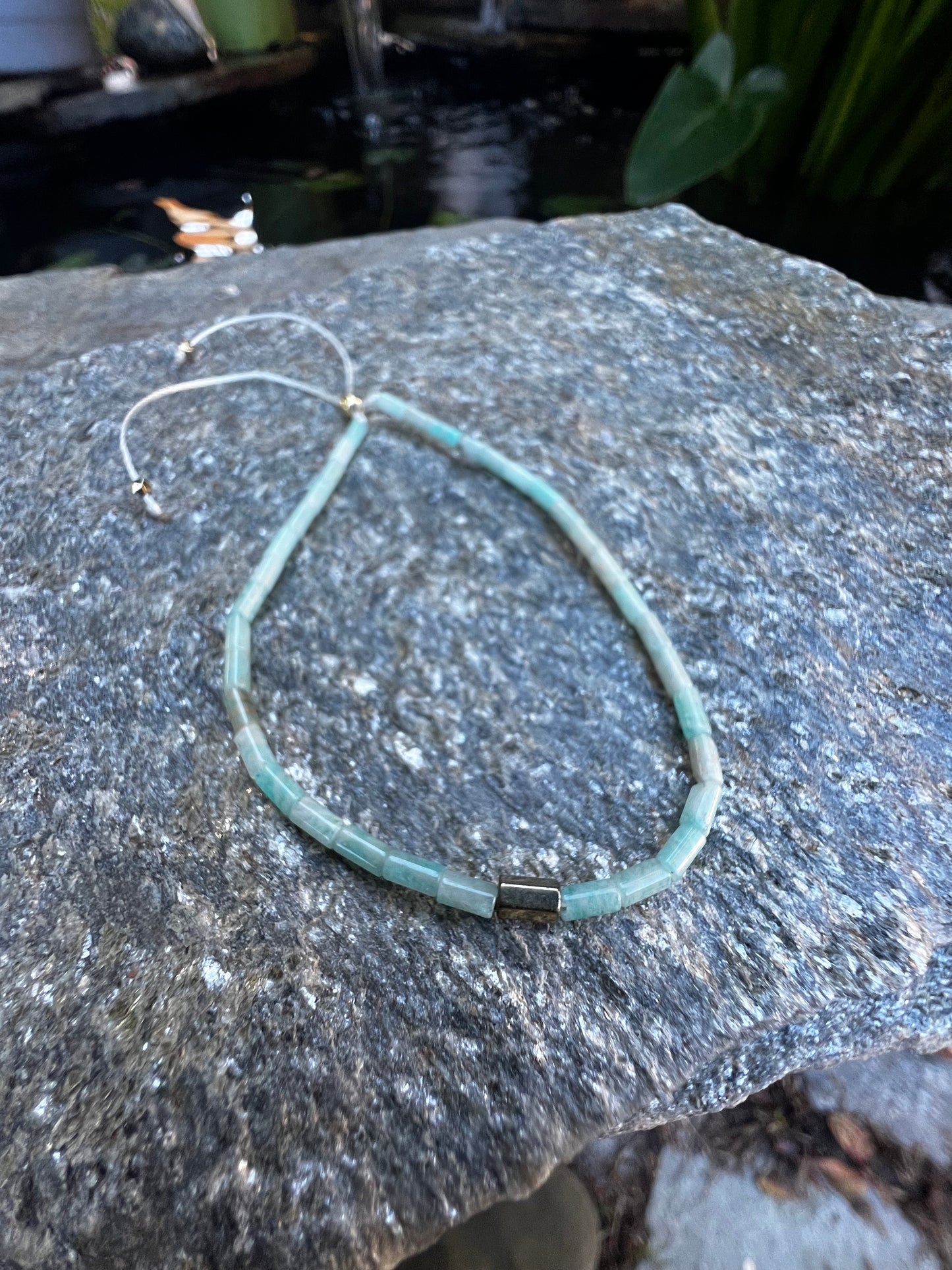 Aquamarine Bolo Bracelet