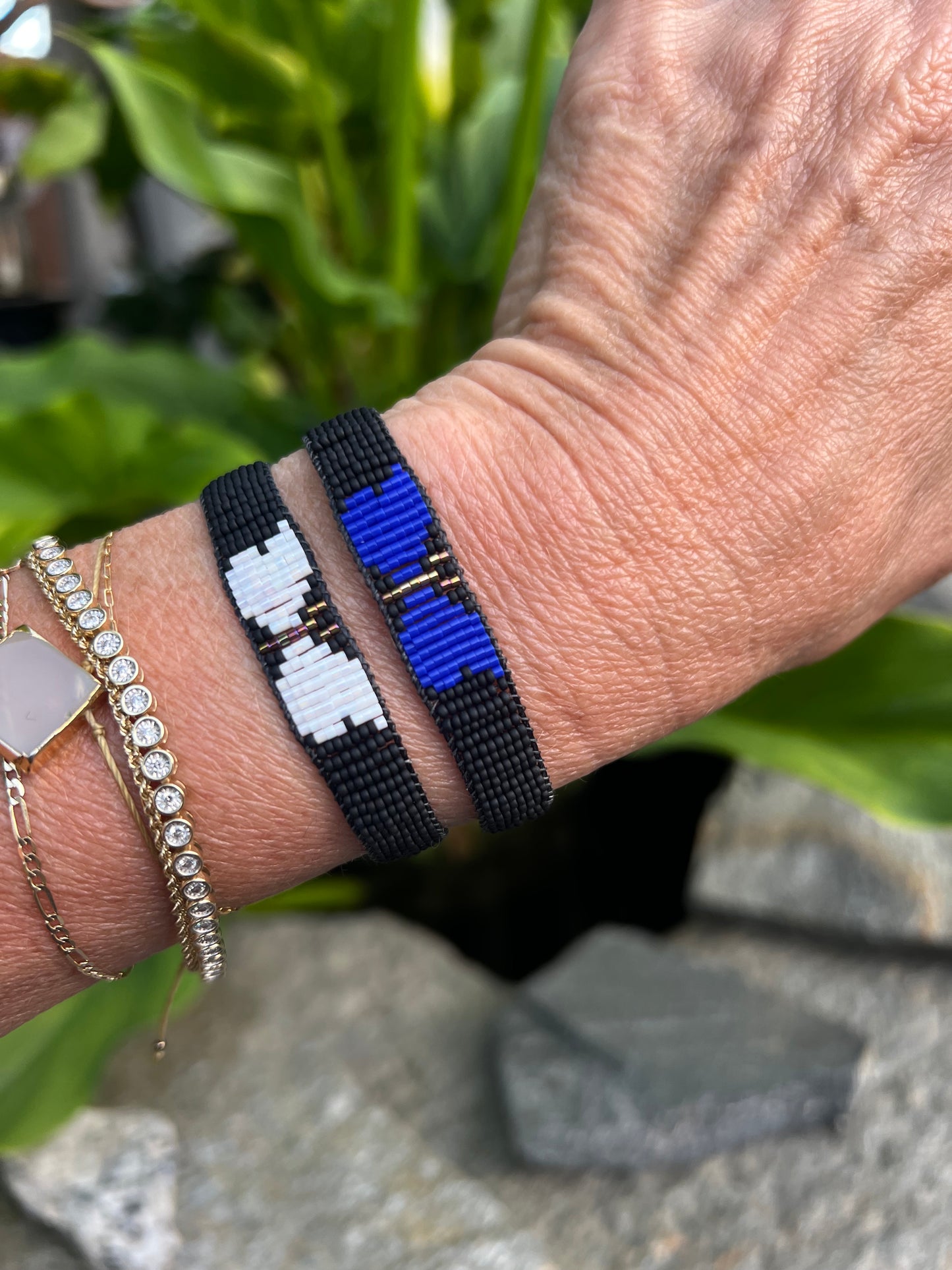 Butterfly Bracelet Black/Blue