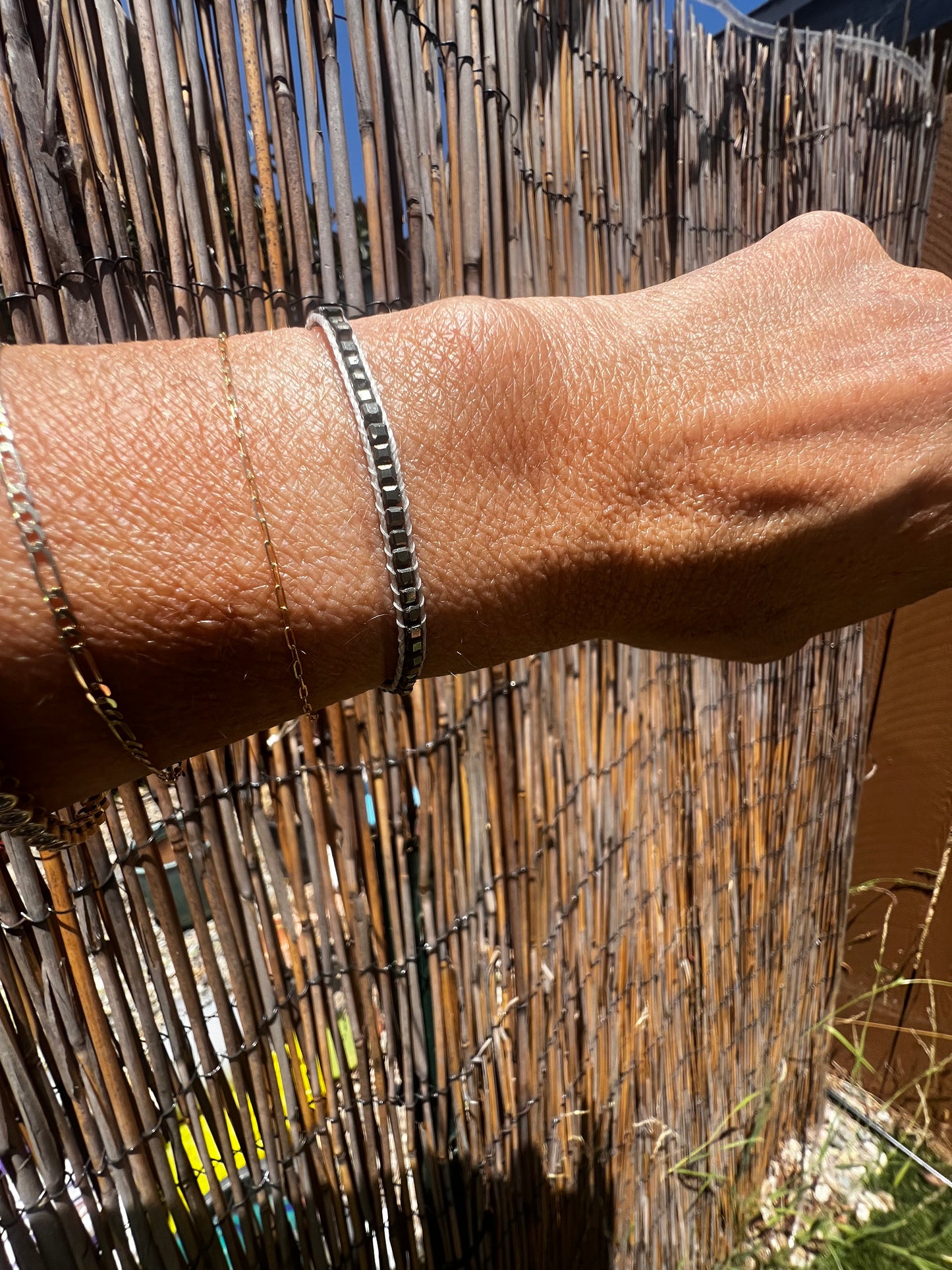 Pyrite Bolo Bracelet