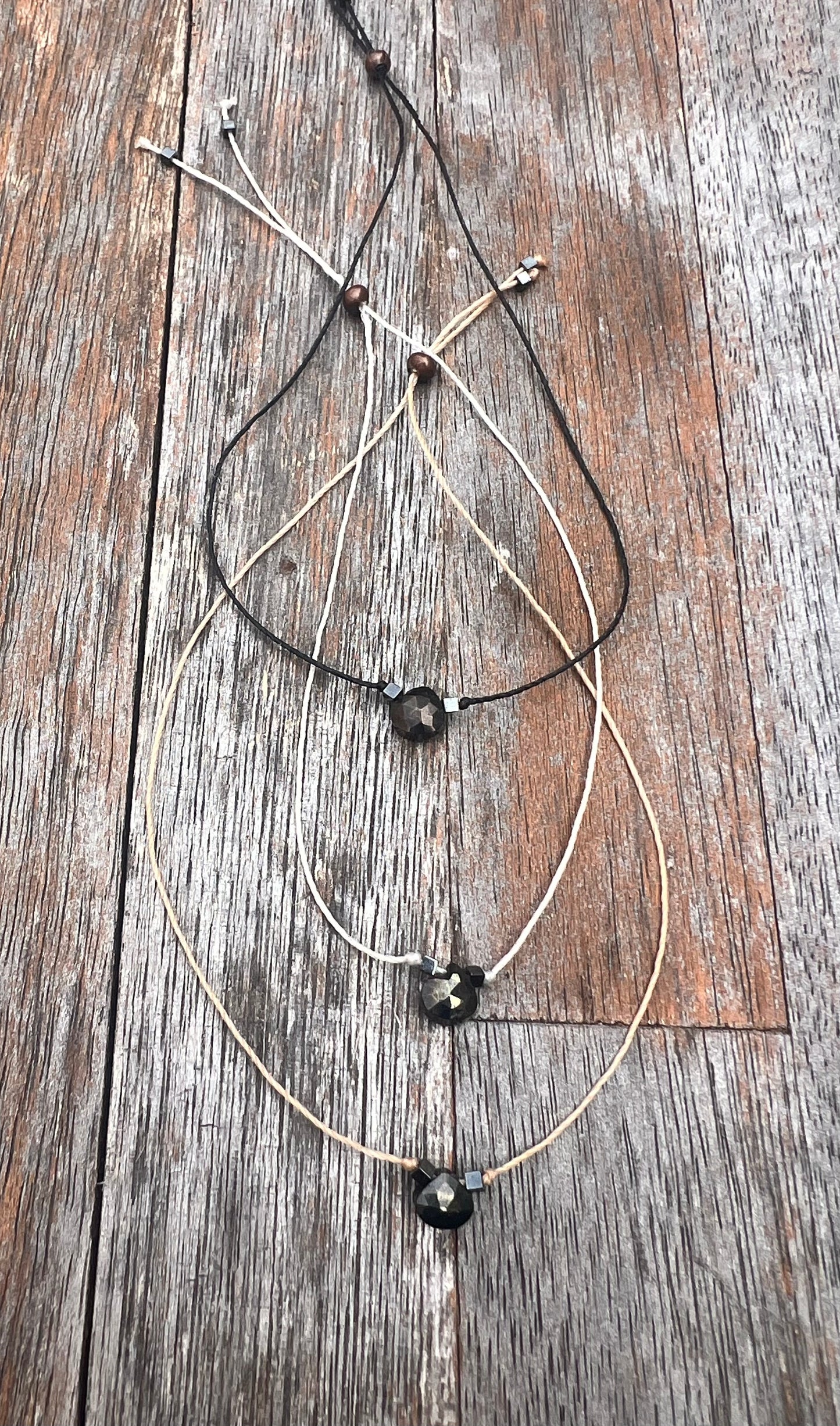 Mini Pyrite Adjustable Bracelet