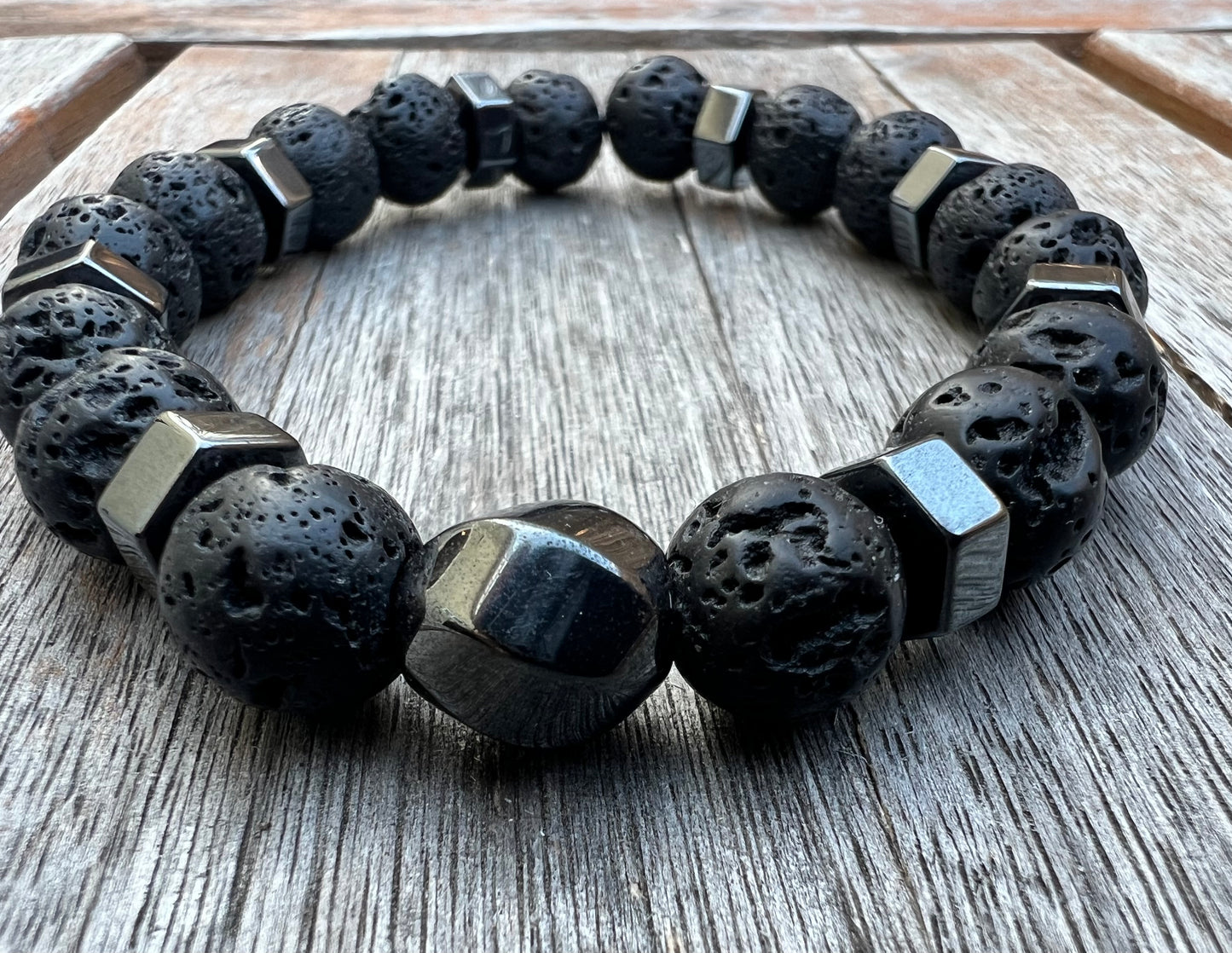 Black Lava/Gunmetal Bracelet