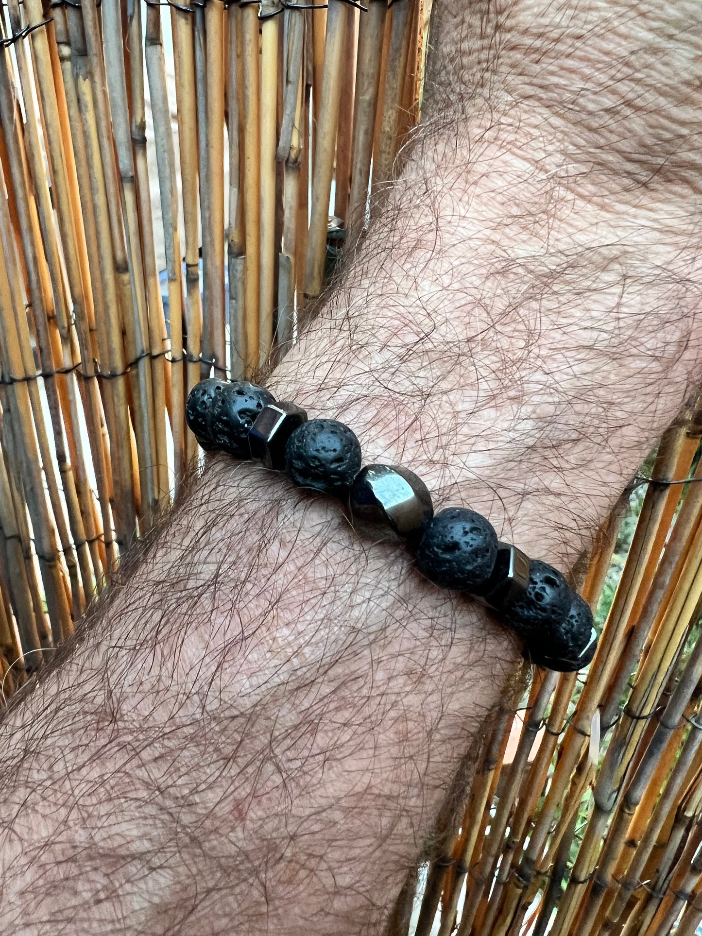 Black Lava/Gunmetal Bracelet
