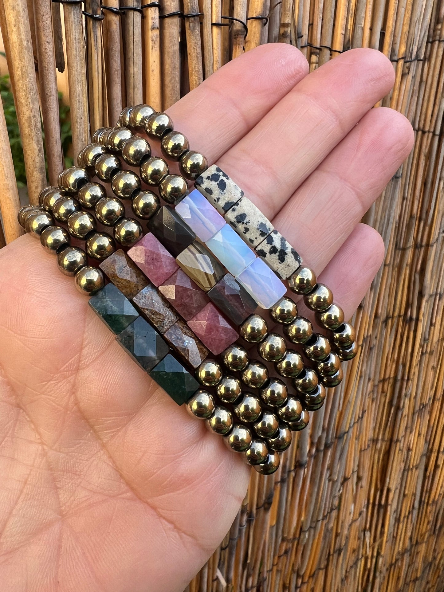 Dalmatian Jasper Power Bracelet