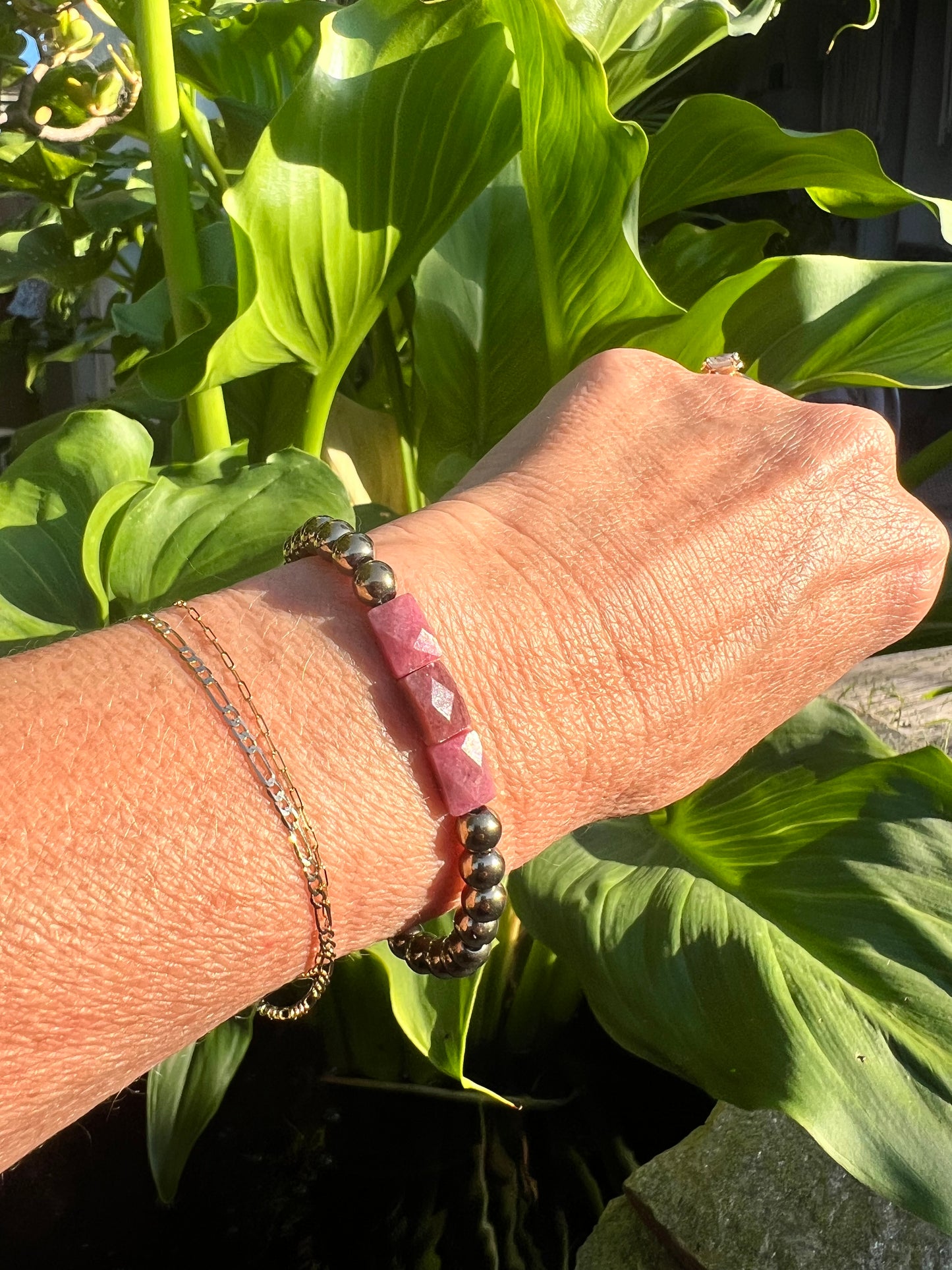 Rhodonite Power Bracelet