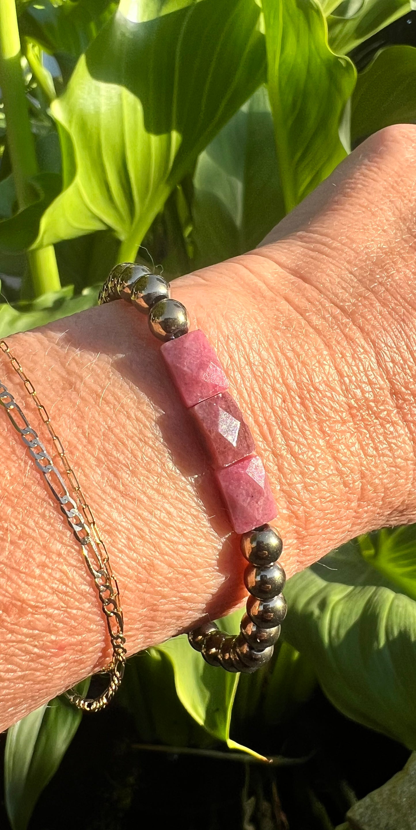 Rhodonite Power Bracelet