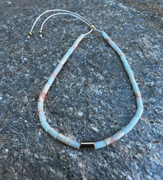 Snake Skin Bolo Bracelet
