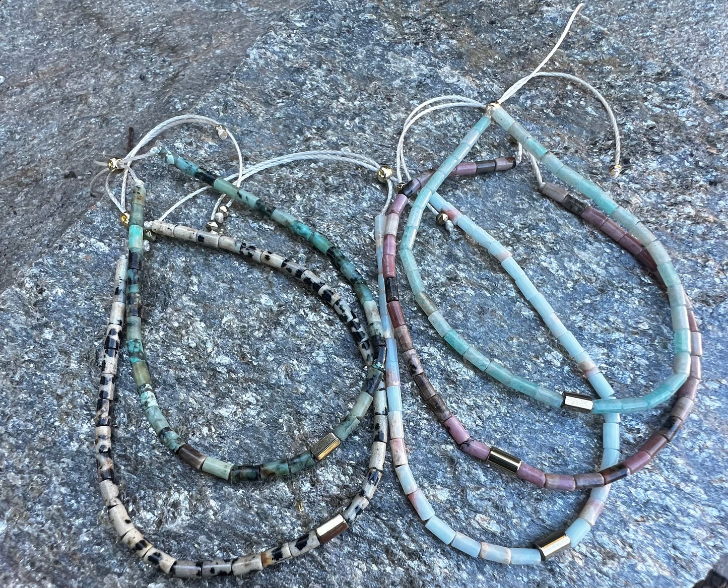 Rhodonite Bolo Bracelet