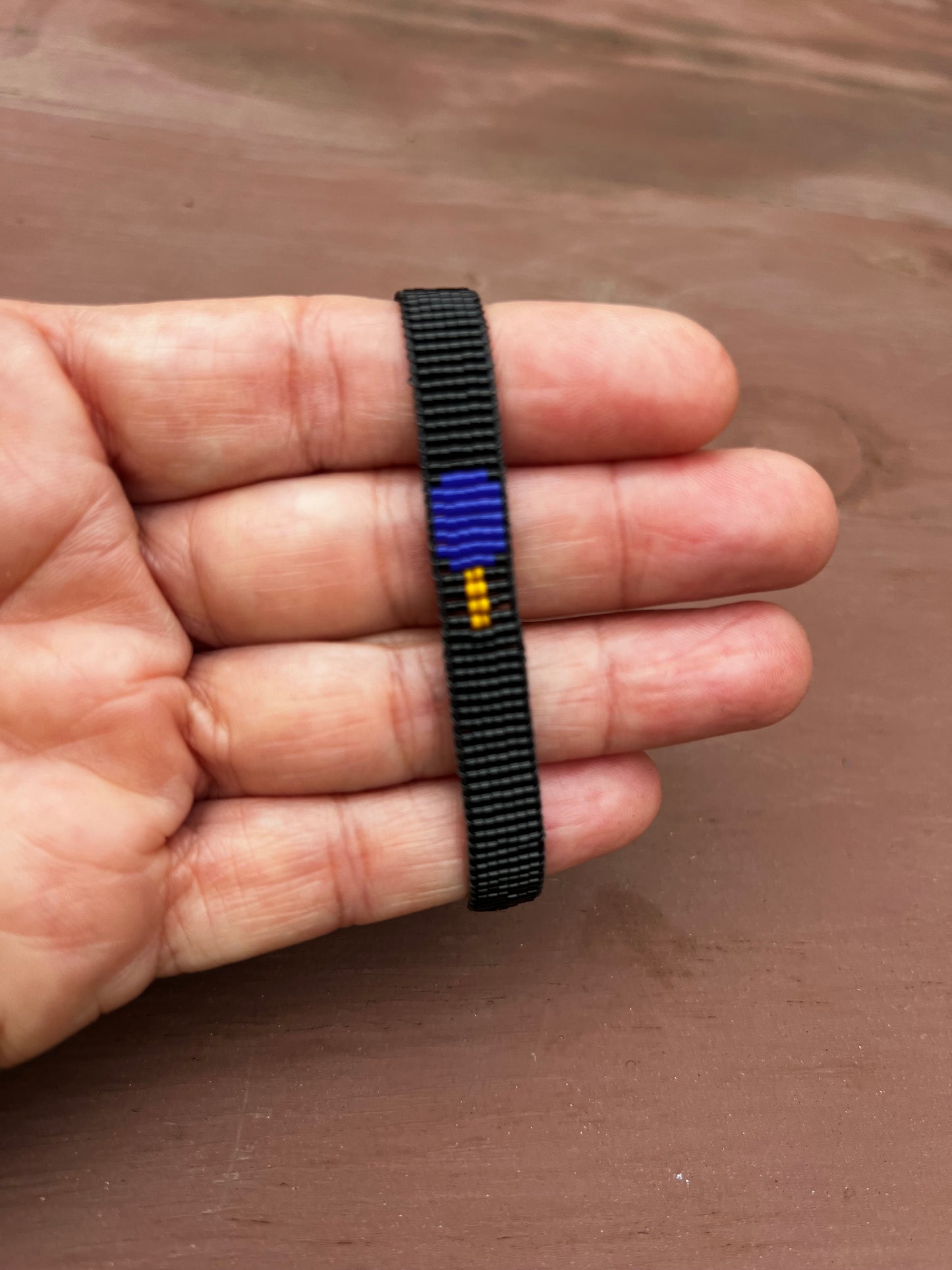 Pickleball Seed Bead Bracelet