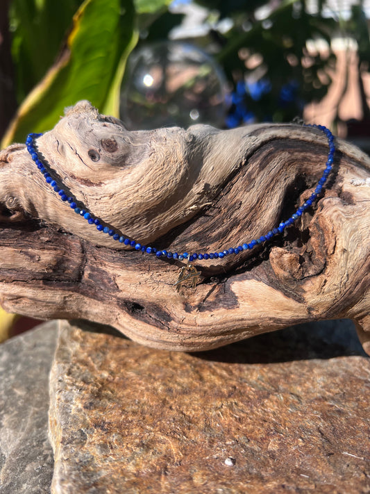 Kissing Birds Lapis Necklace