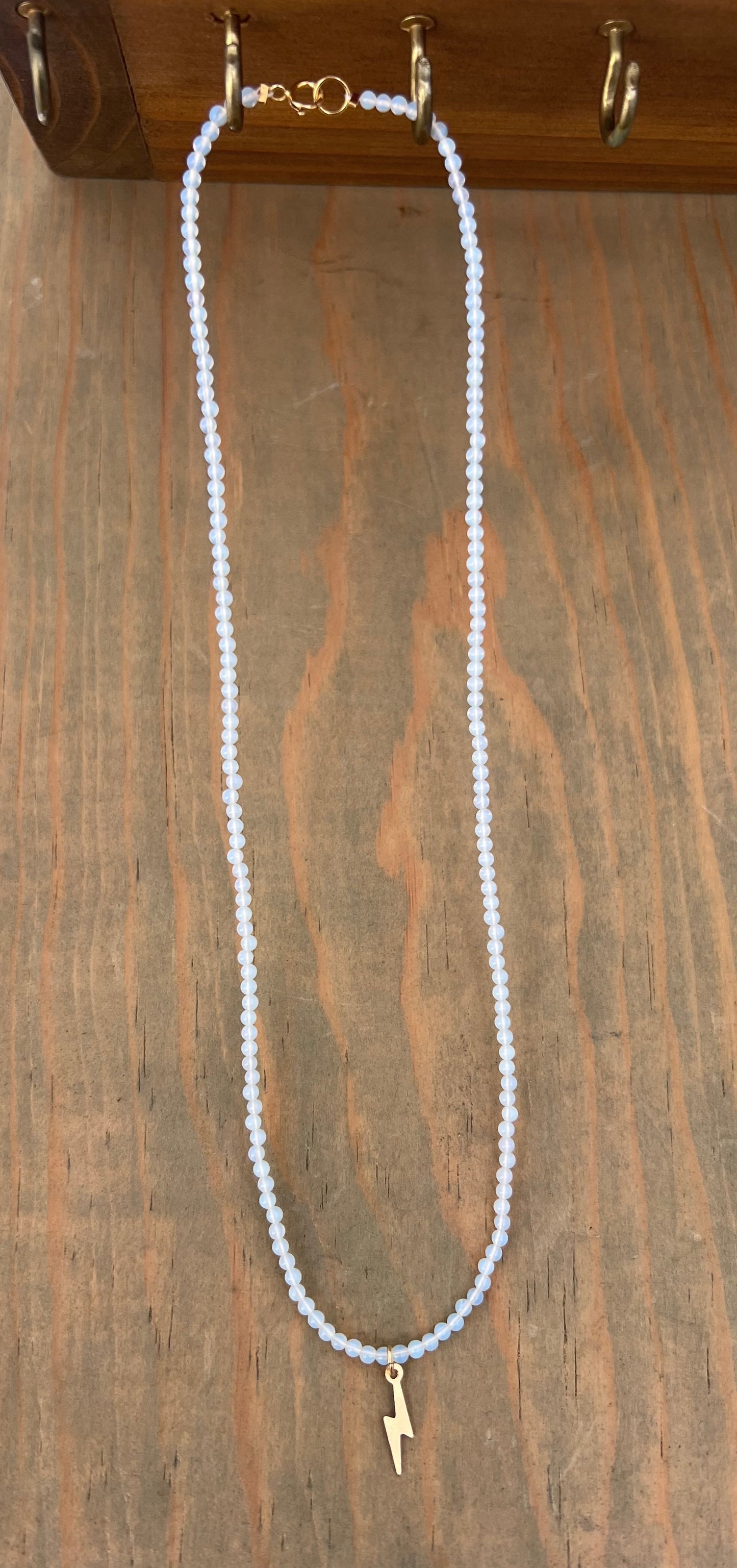 Lightning Bolt Opalite Necklace