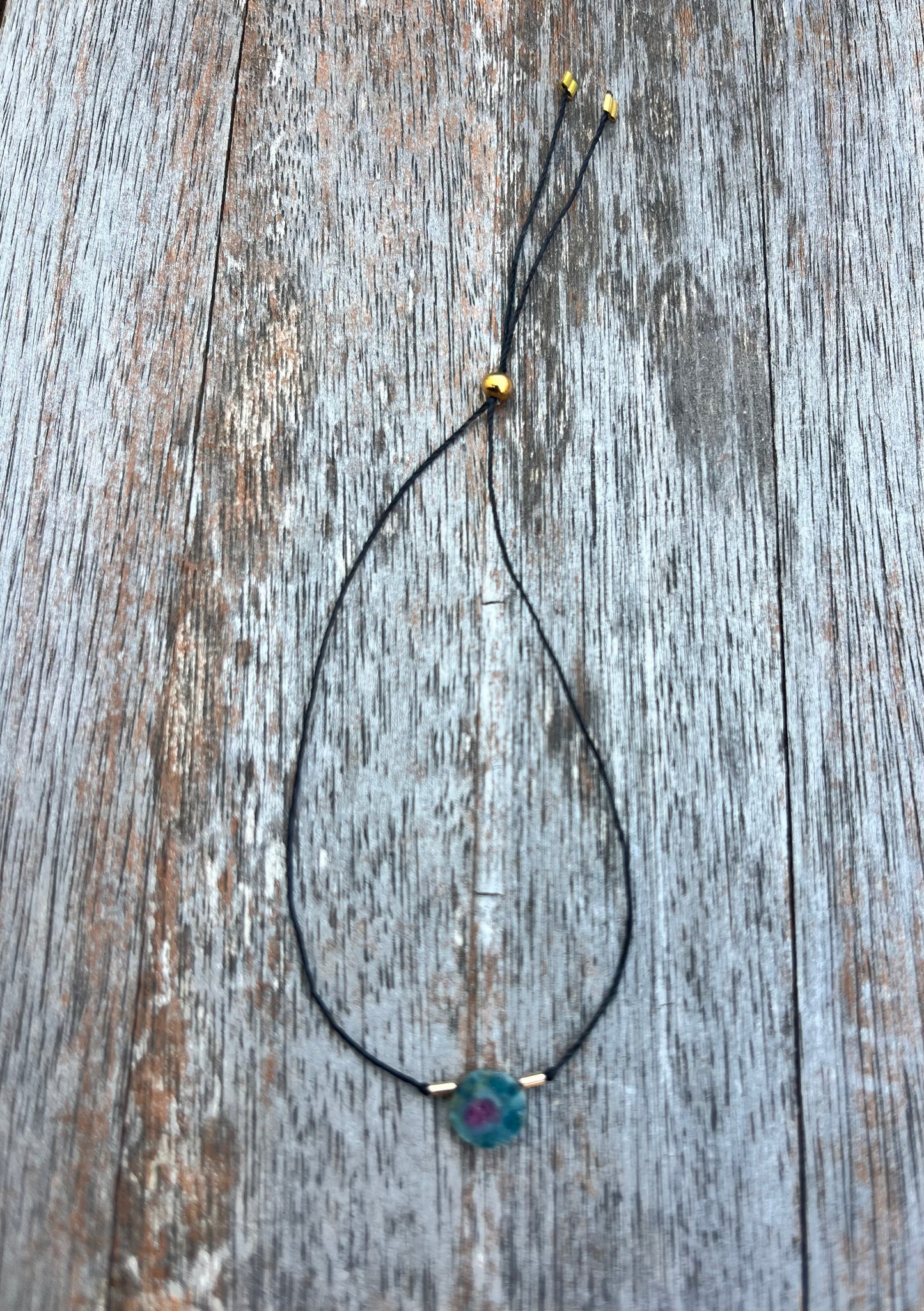 Ruby Zoisite Adjustable Bracelet