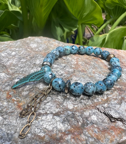 Turquoise Angel Dangler