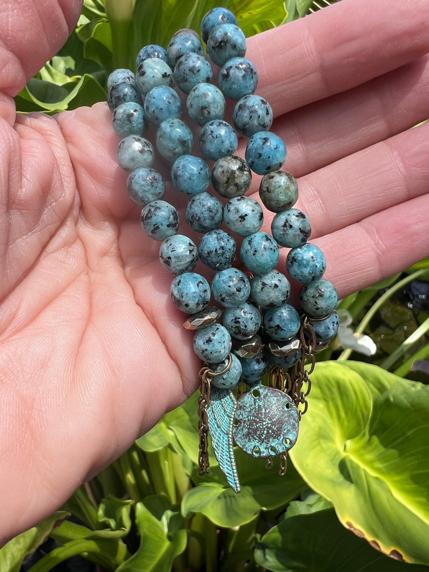 Turquoise Angel Dangler