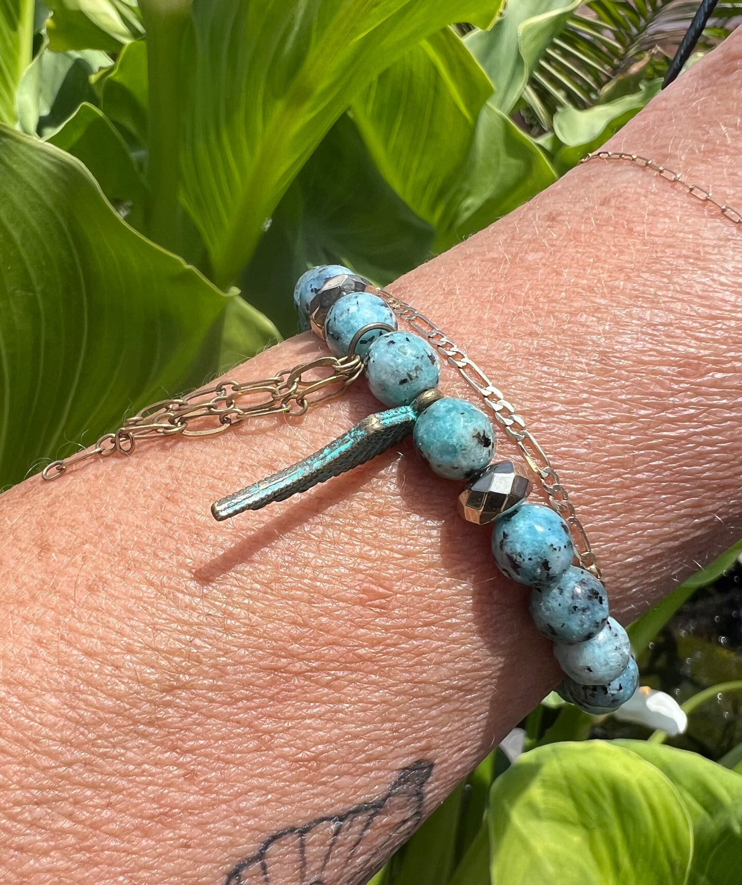 Turquoise Angel Dangler