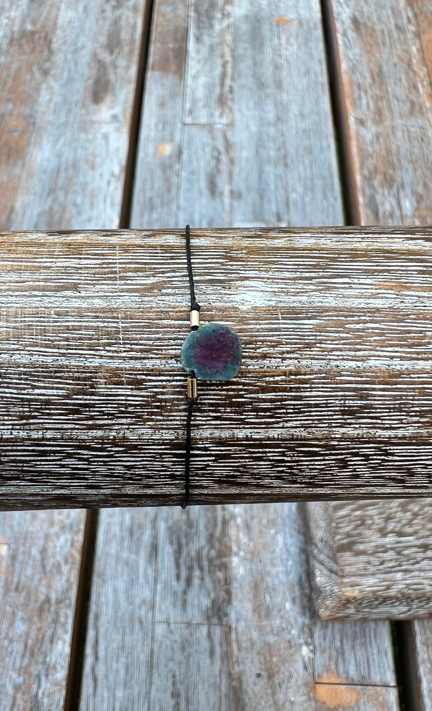 Ruby Zoisite Adjustable Bracelet