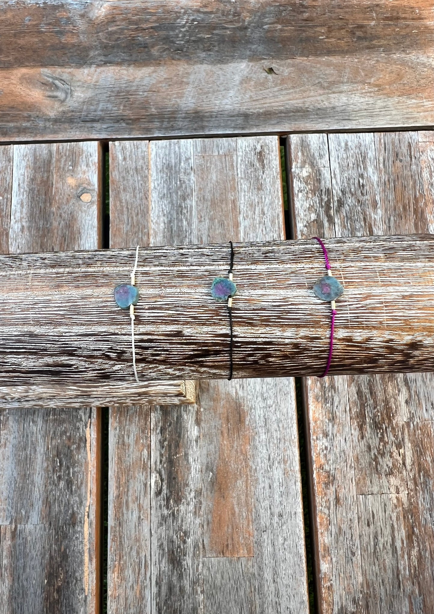 Ruby Zoisite Adjustable Bracelet