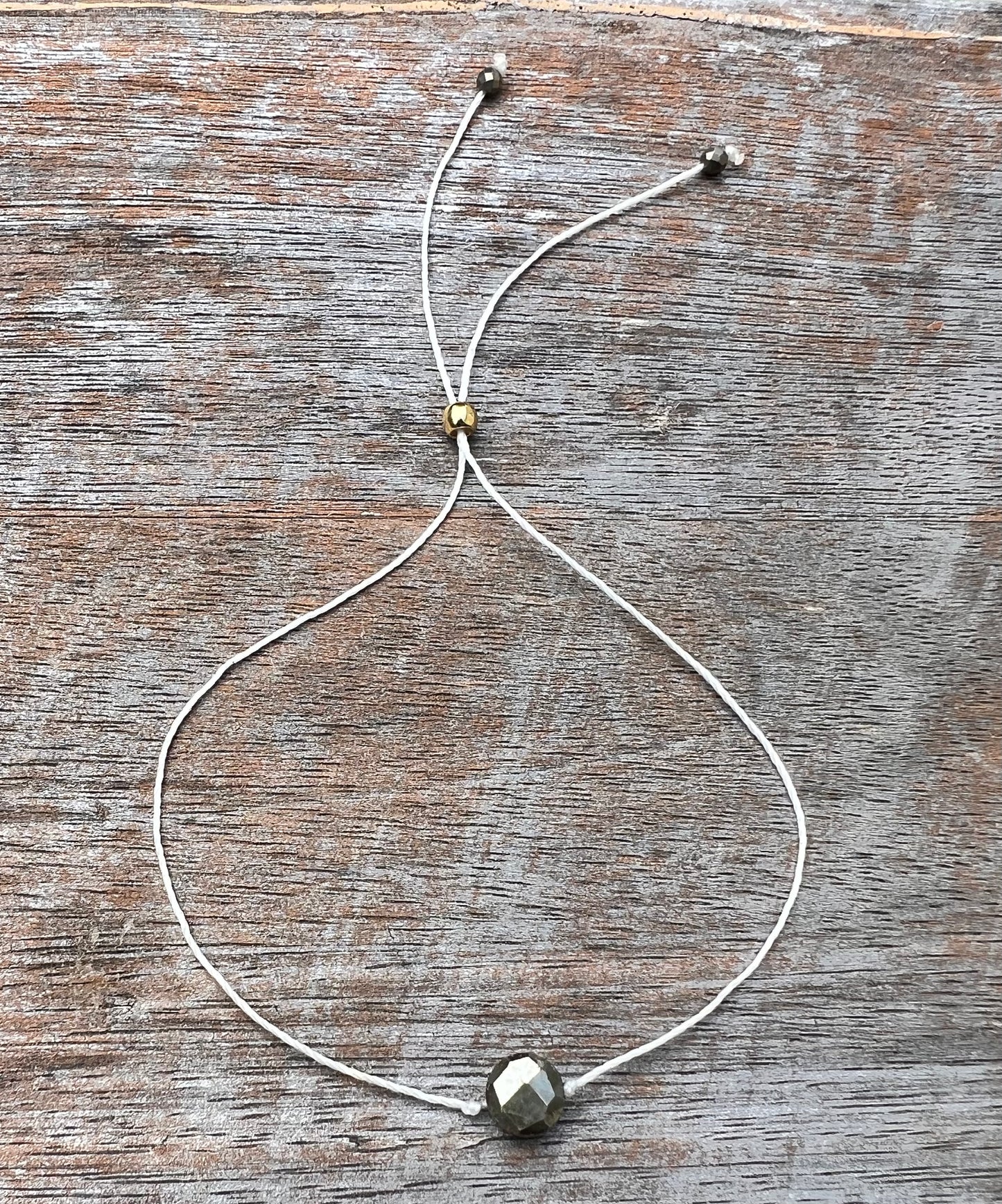 Pyrite Adjustable Bracelet