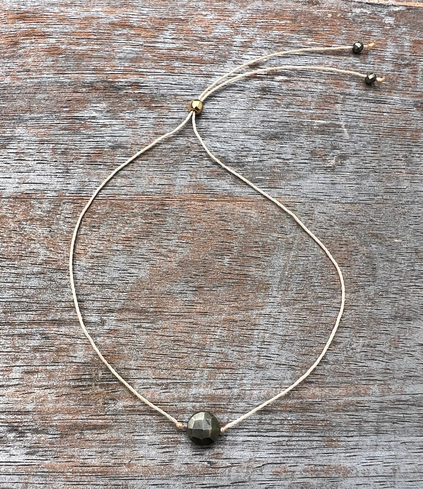 Pyrite Adjustable Bracelet