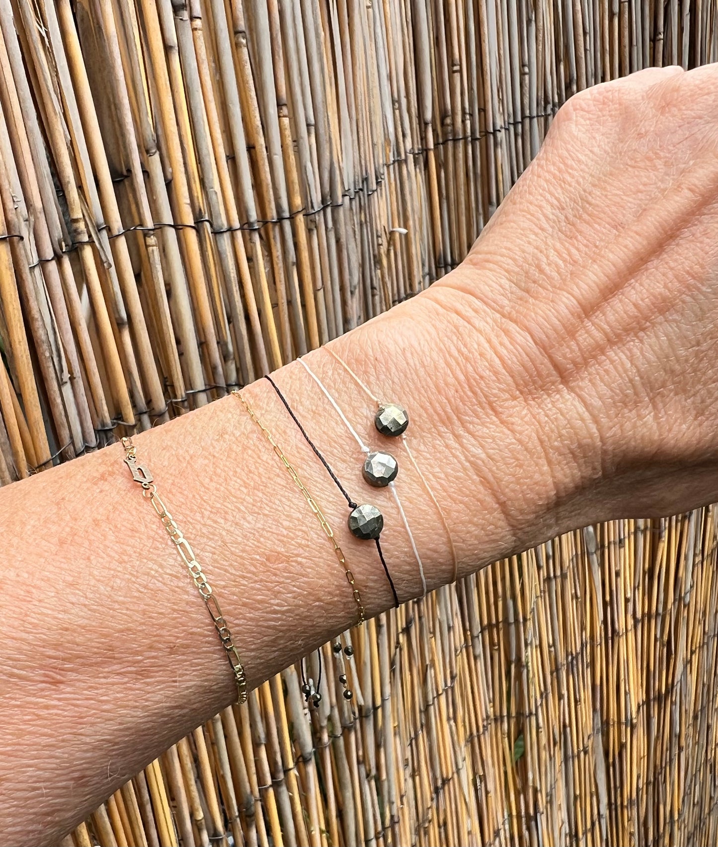 Pyrite Adjustable Bracelet
