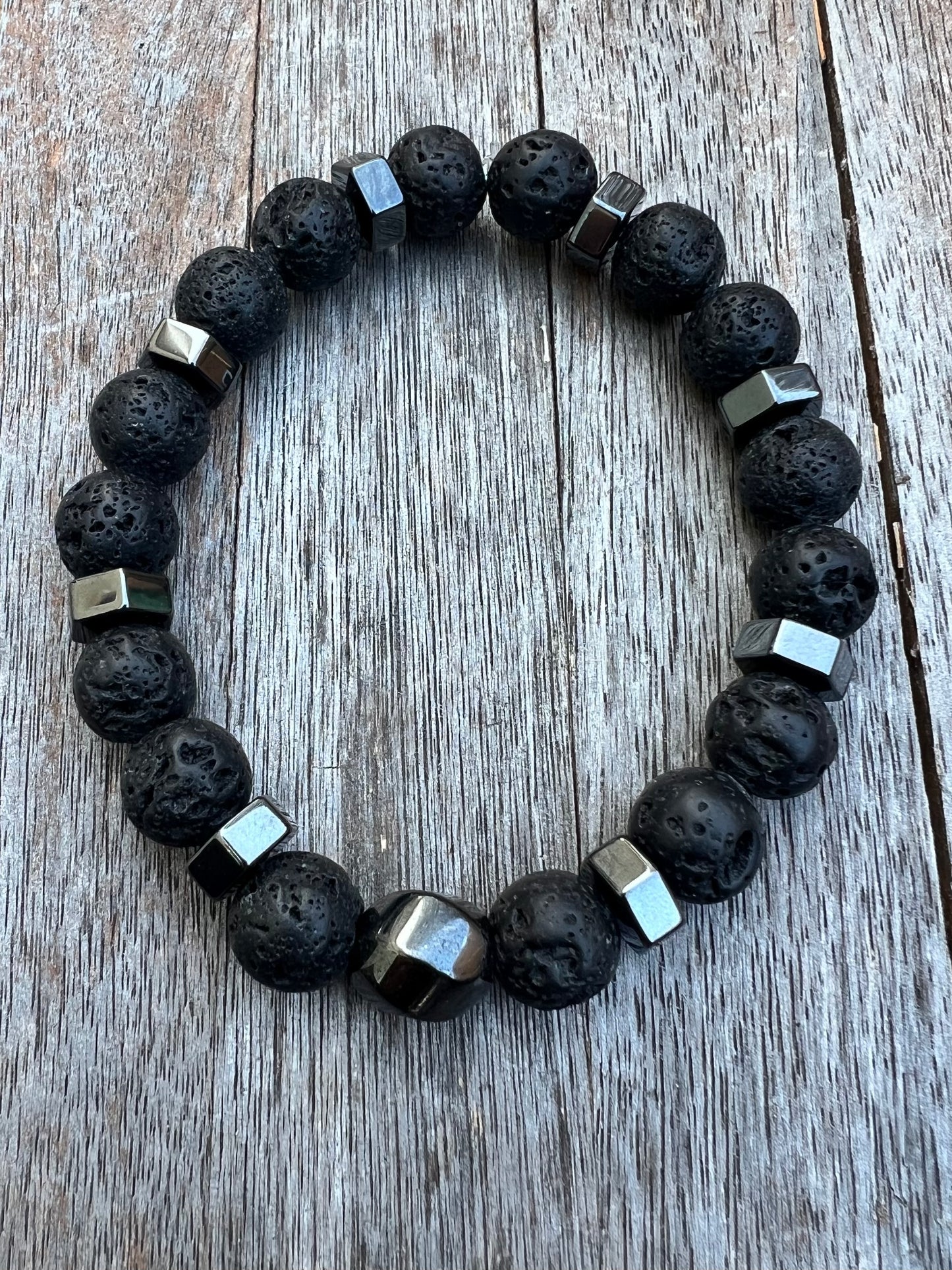 Black Lava/Gunmetal Bracelet
