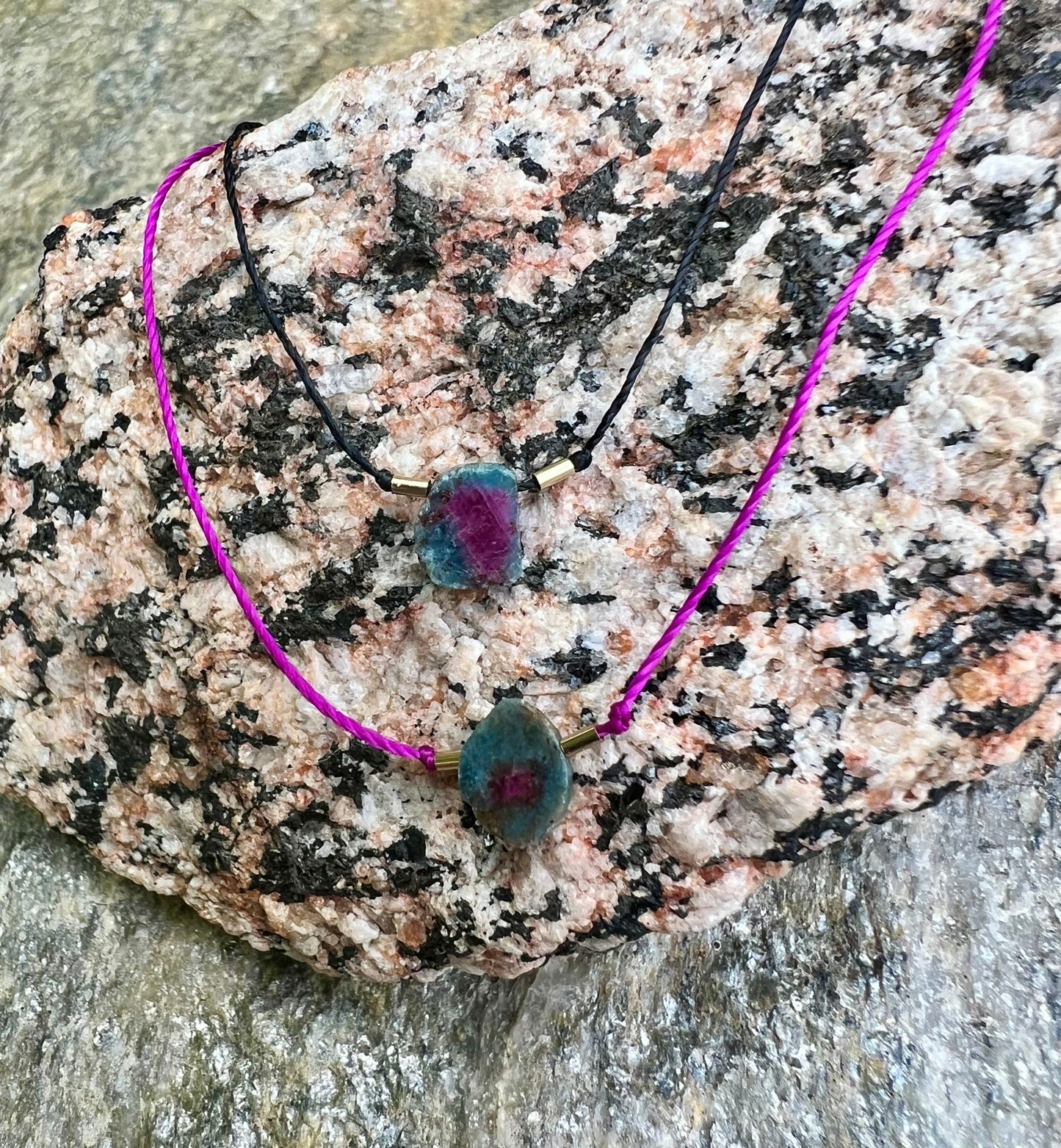Ruby Zoisite Adjustable Bracelet