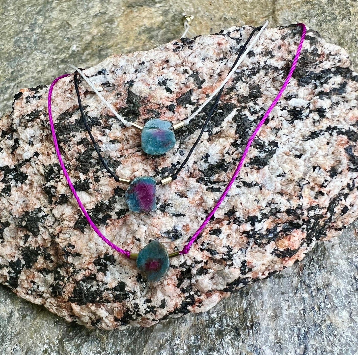 Ruby Zoisite Adjustable Bracelet