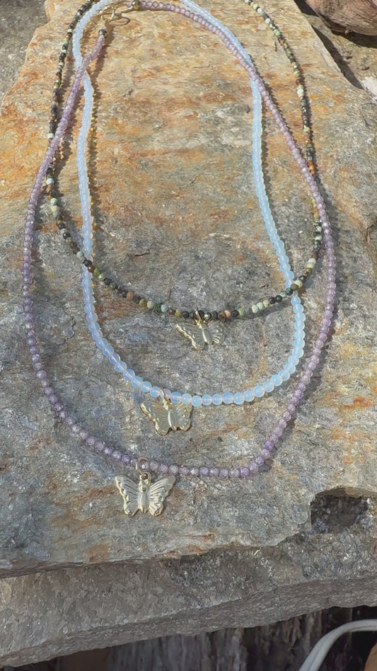 Butterfly Opalite Necklace