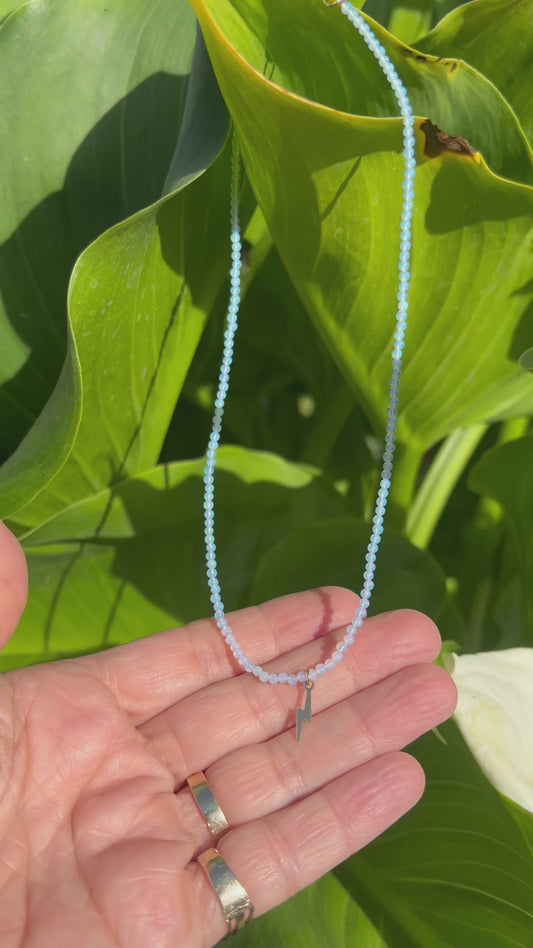 Lightning Bolt Opalite Necklace